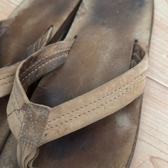 Rainbow Sandals - brown leather - lightly worn - Picture 4 of 9